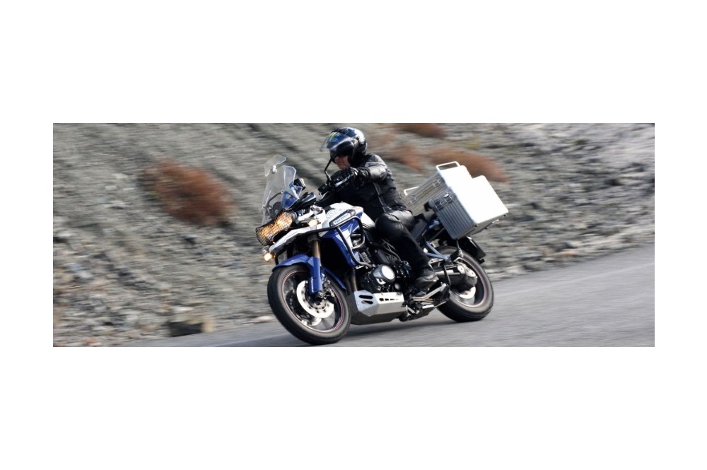 ALU Exclusiv cases on Triumph's 1200 Tiger