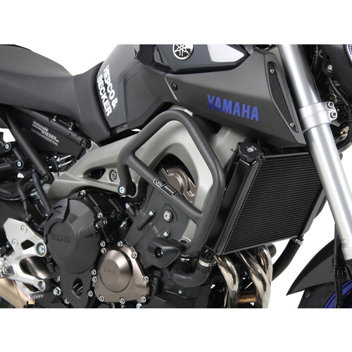 ENGINE PROTECTION BAR ANTHRACITE INCL. PROTECTION PADS FOR YAMAHA MT-09 (2013-2016)
