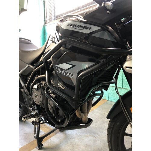 TANKGUARD "RALLY EXTREME" - BLACK FOR TRIUMPH TIGER 850 / 900 RALLY / GT / PRO (2020-2023))