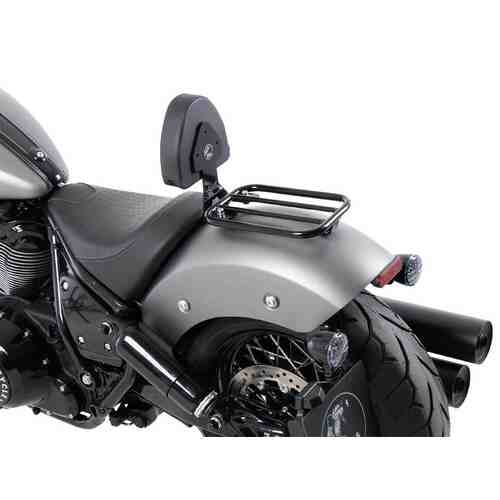 SOLORACK WITH BACKREST BLACK FOR INDIAN CHIEF DARK HORSE / CHIEF BOBBER DARK HORSE (2022-)
