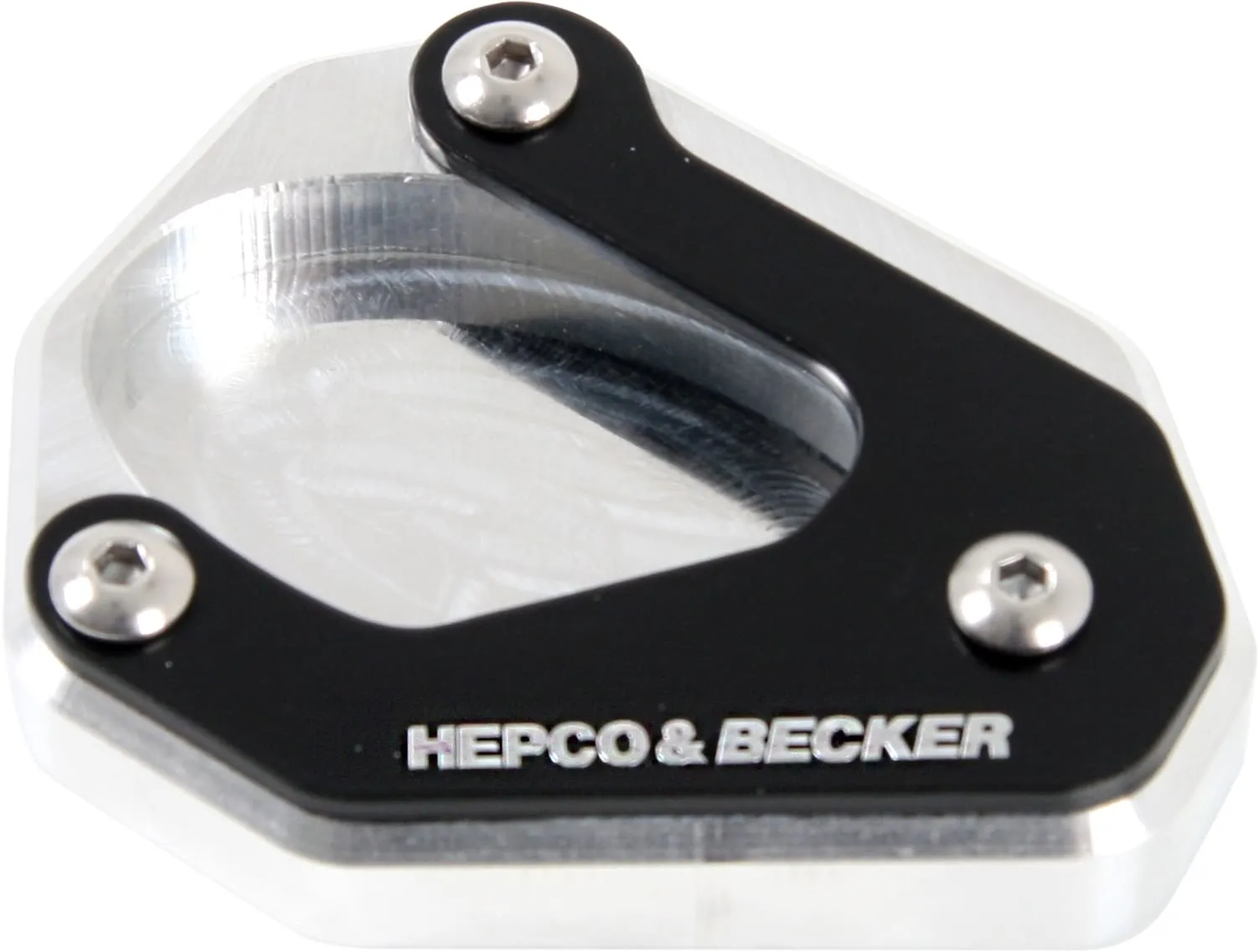 Side stand plate silver/black for Kawasaki Z7 Hybrid (2024-)