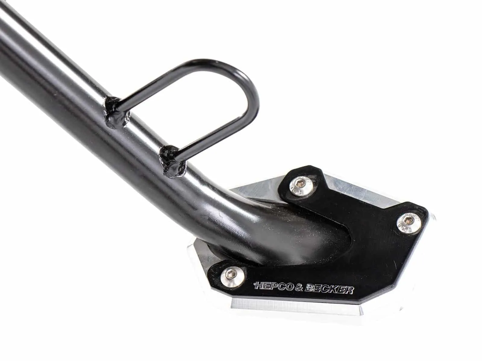 Side stand plate silver/black for Suzuki GSX-S 1000/F ABS (2015-2020)