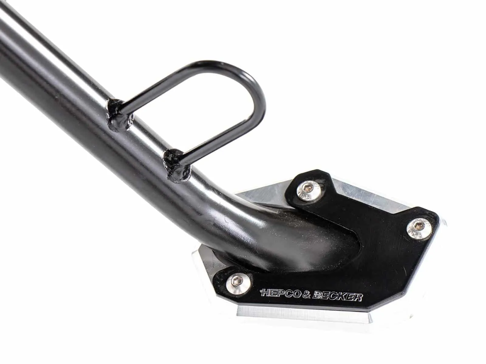 Side stand plate silver/black for Suzuki GSX-S 750 (2017-2021)