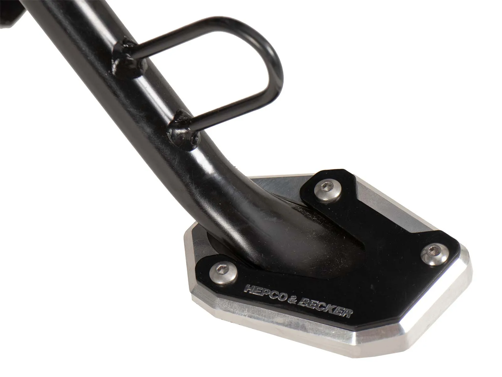 Side stand plate silver/black for Suzuki V- Strom 1050 (2023-)