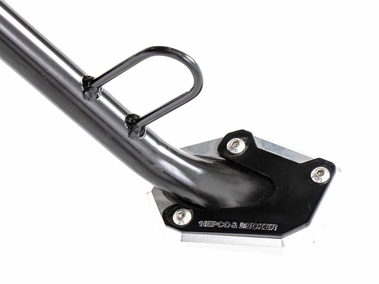 Side stand plate silver/black for Suzuki GSX-8S (2023-)