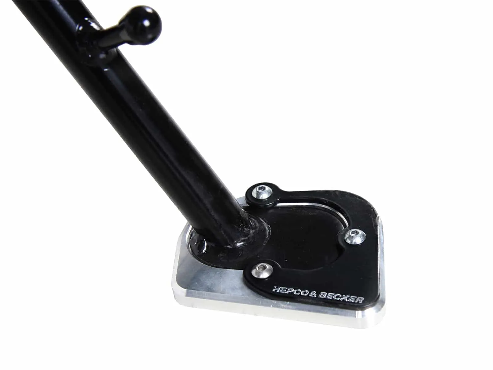 Side stand plate silver/black for BMW R 1250 GS Adventure (2019-2024)