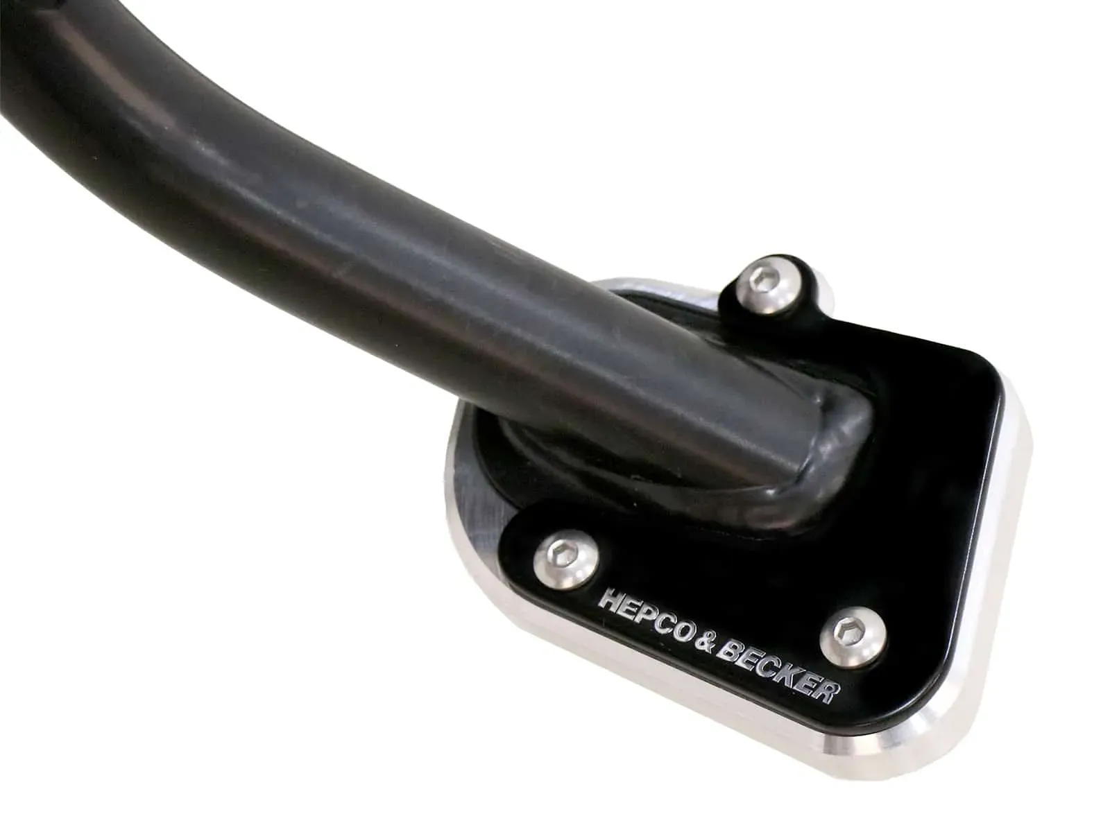 Side stand plate silver/black for BMW F 850 GS Adventure (2019-2023)