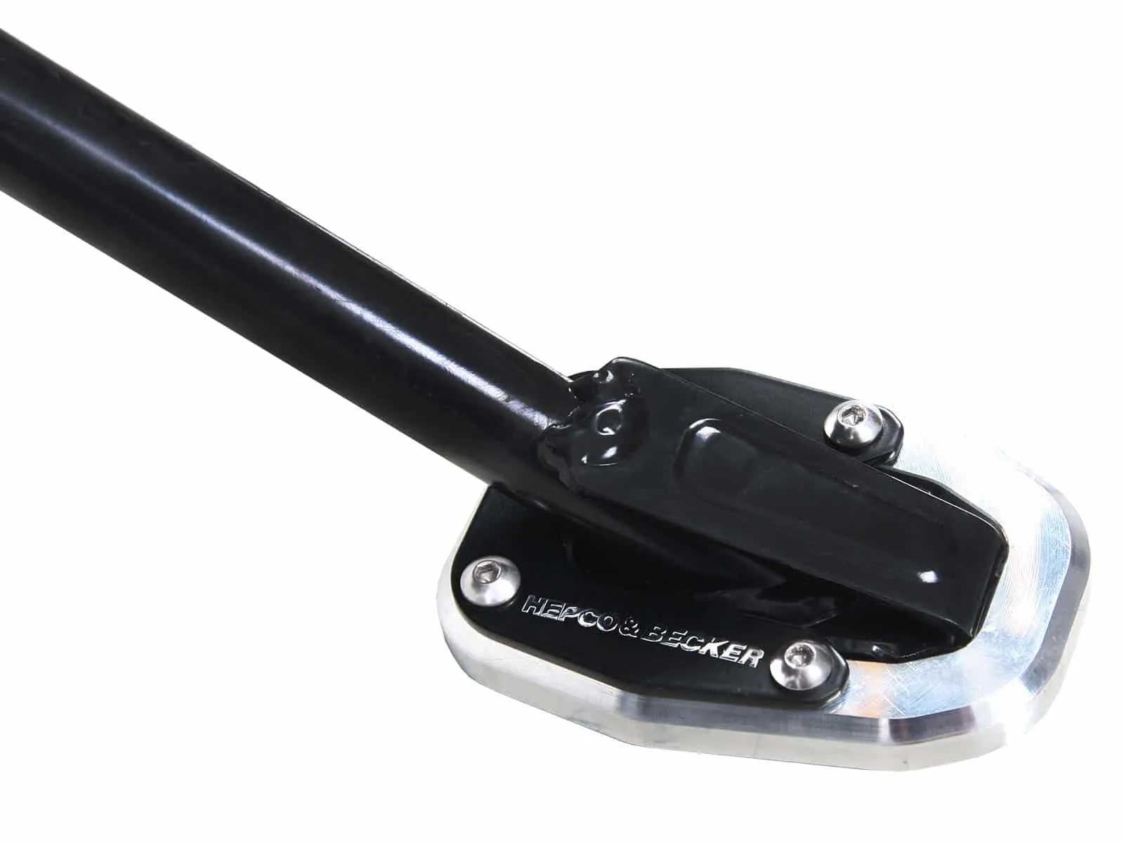 Side stand plate silver/black for Ducati Hypermotard 950/SP (2019-2025)
