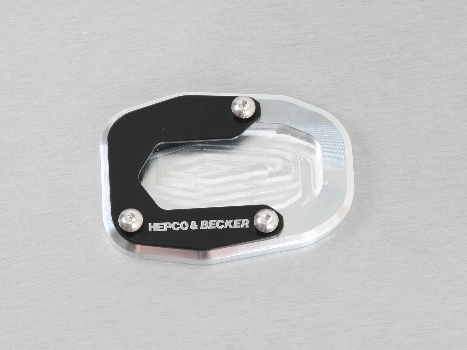 Side stand plate silver/black for Ducati Scrambler 800 (2019-2022)