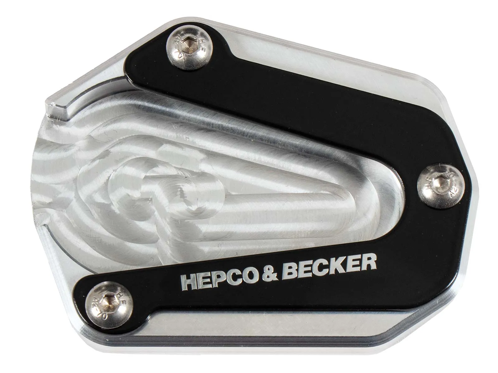 Side stand plate silver/black for Triumph Tiger 900 Rally Pro (2024-)