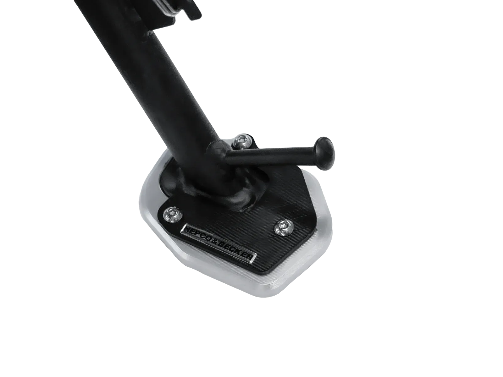 Side stand plate for Voge R 625 (2025-), black/silver