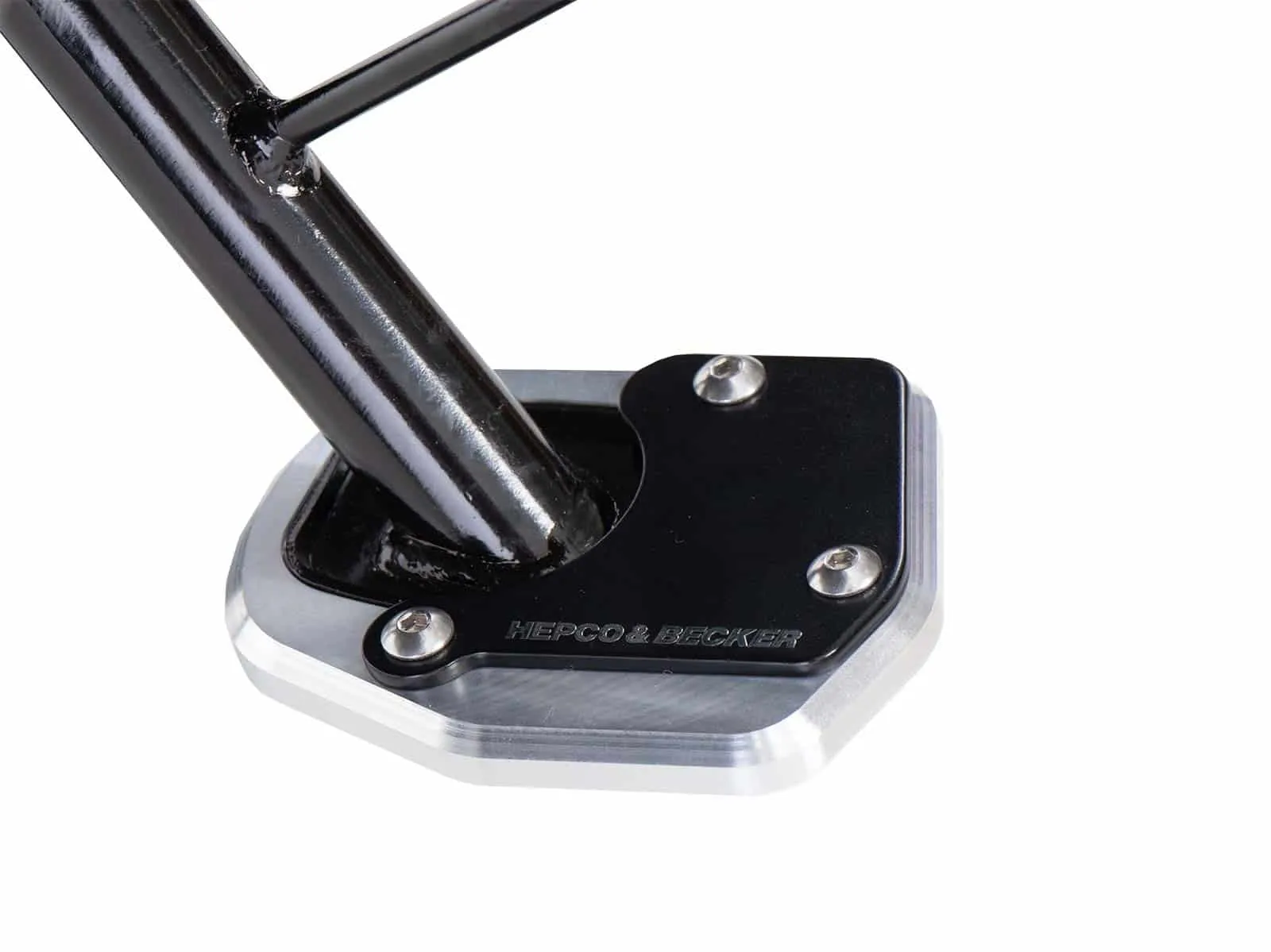 Side stand plate silver/black for Honda NC 750 X / DCT (2021-)