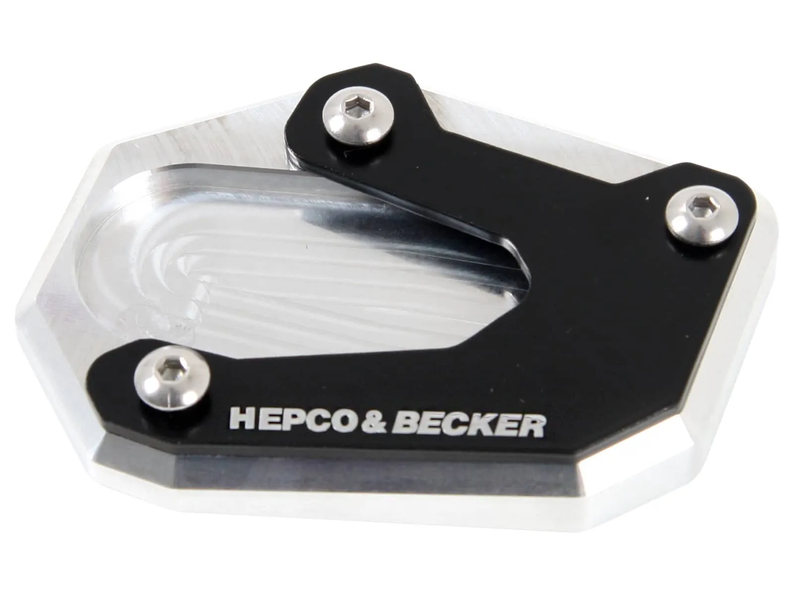 Side stand plate silver/black for Honda ADV 350 (2022-)