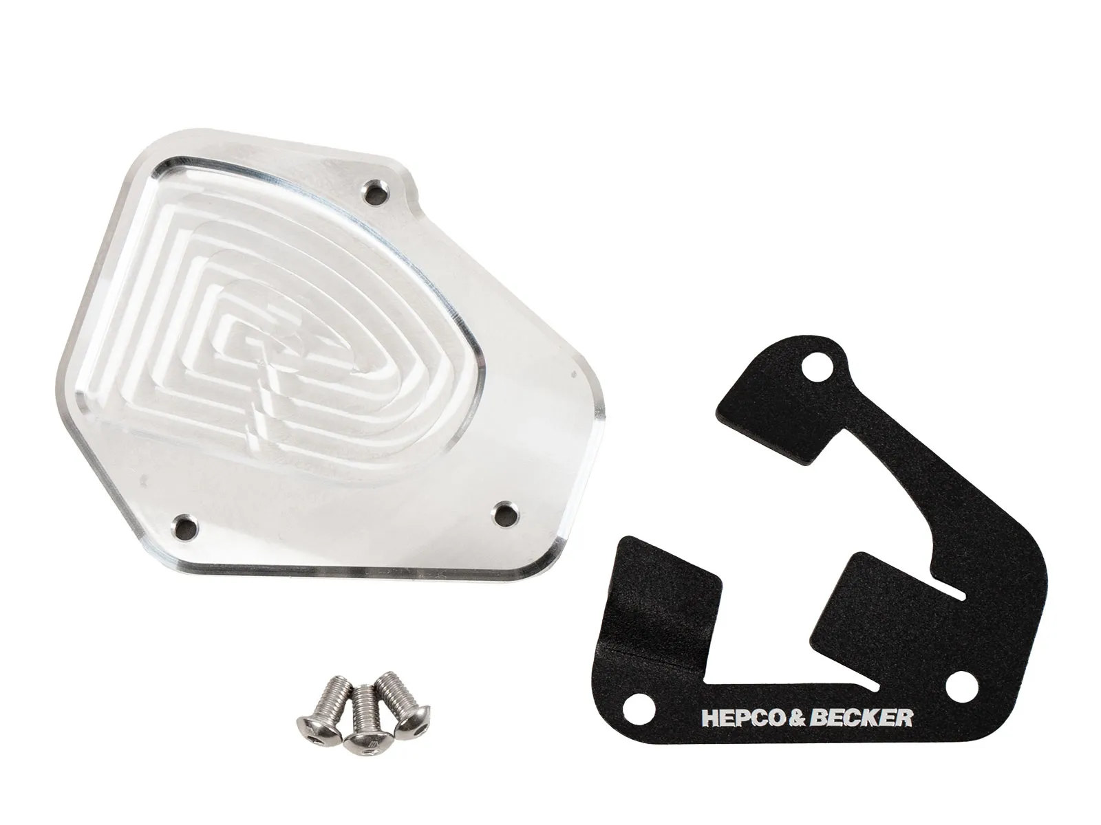 Side stand plate silver/black for Honda NT 1100 / DCT / ES (2025-)