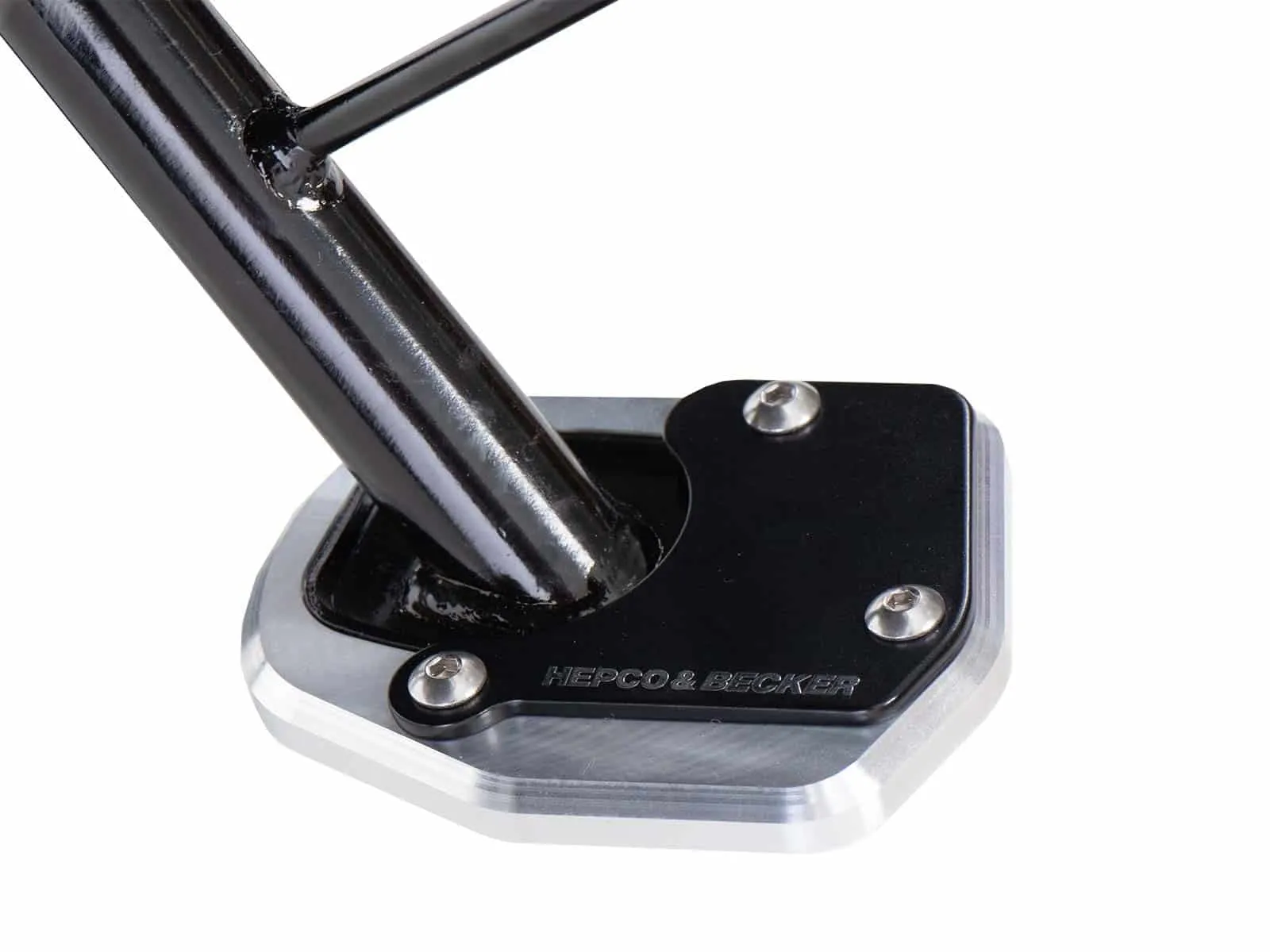 Side stand plate silver/black for Honda Honda Crosstourer (2012-2020)