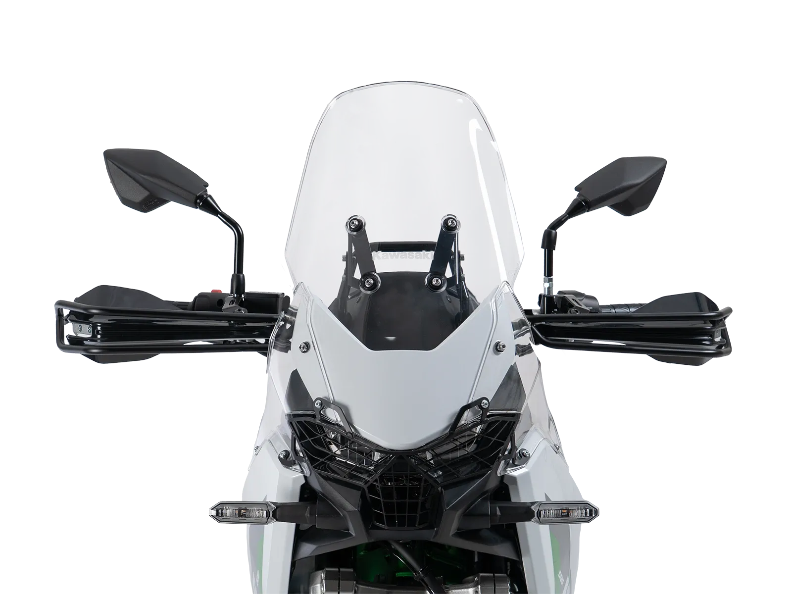 Grip guard for Kawasaki KLE 500 / SE (2026-) set, black (left + right)