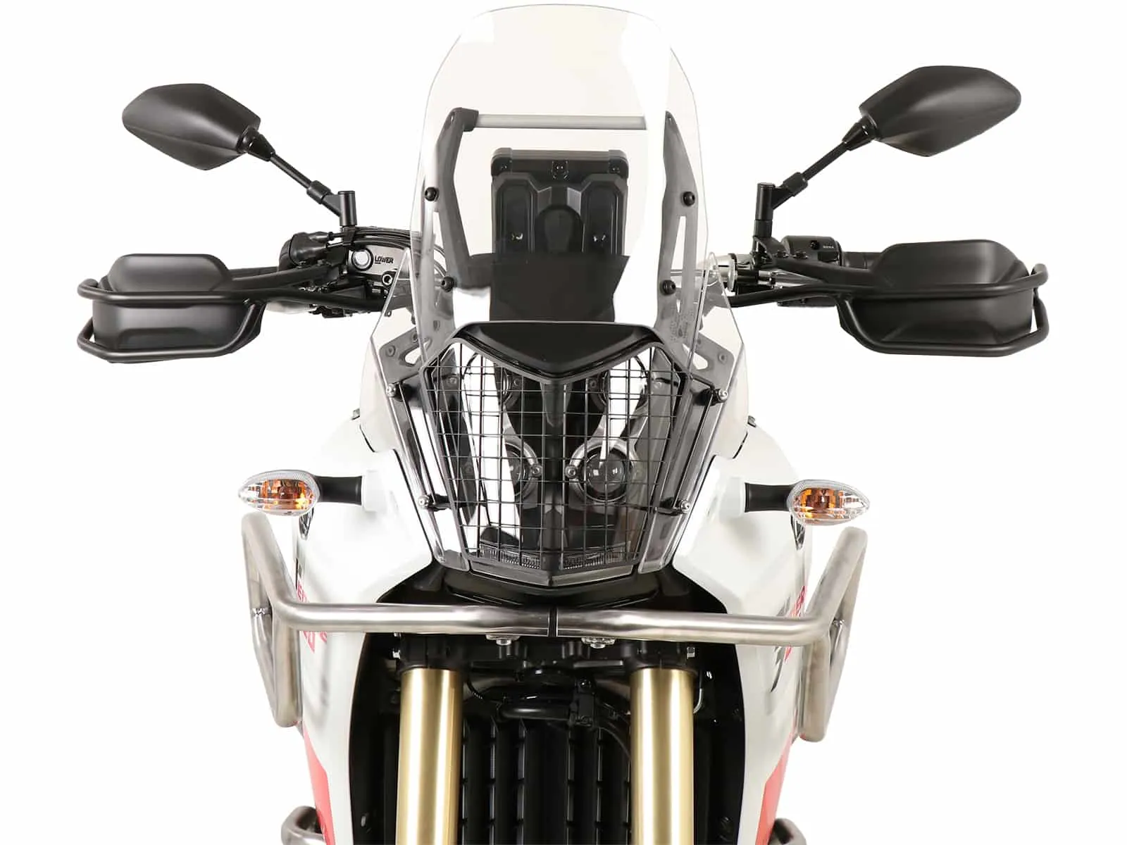 Grip guard for Yamaha T√©n√©r√© 700 World Raid (2022-2024) / World Rally (2023-2024) set, black (left + right)