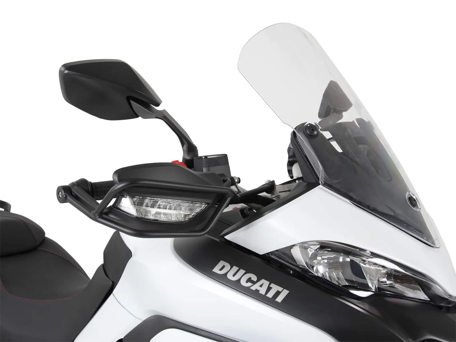 Grip guard for Ducati Multistrada 1200 Enduro (2016-2018) set, black (left + right)