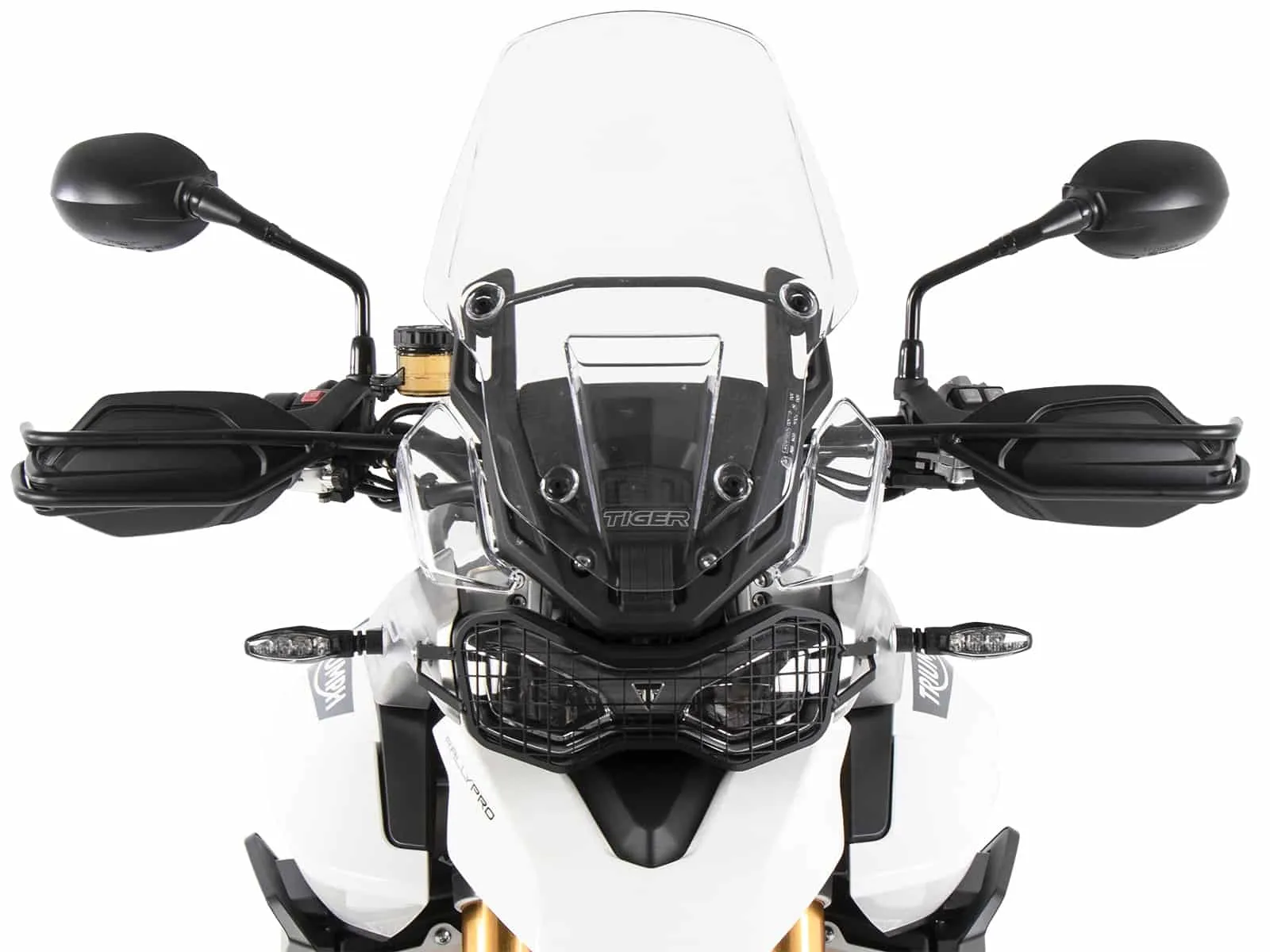 Grip guard for Triumph Tiger 850 Sport (2021-2024) set, black (left + right)