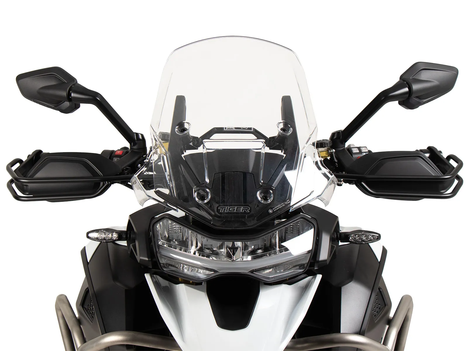 Grip guard for Triumph Tiger 1200 Rally Pro / GT / Rally Explorer / GT Explorer / GT Pro (2022-) Set, black (left + right)