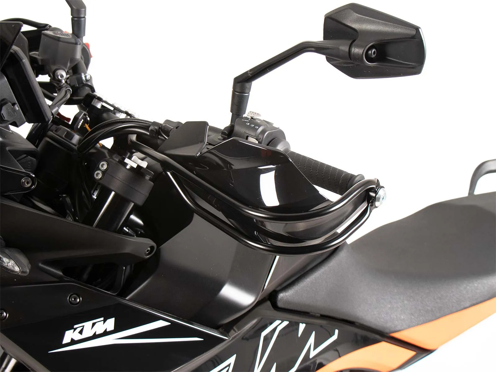 Grip guard for KTM 890 SMT (2023-) set, black (left + right)