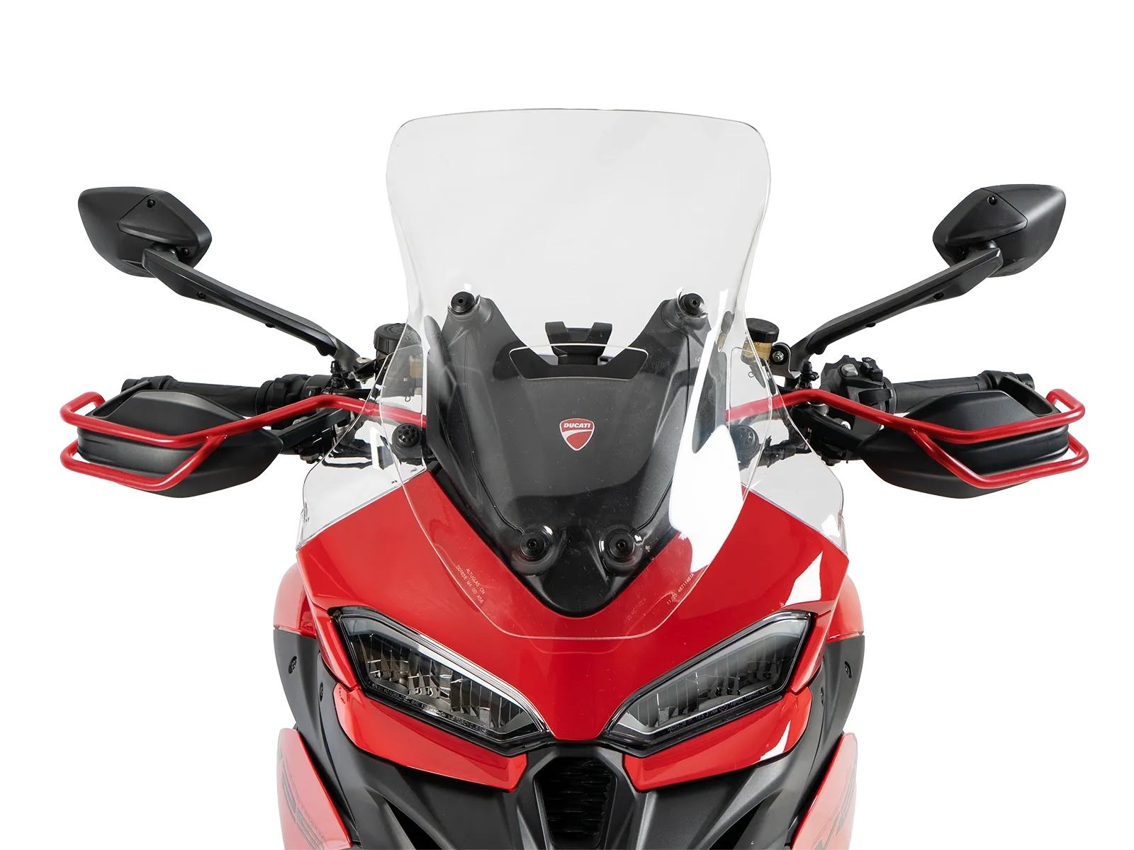 Grip guard for Ducati Multistrada V2 / S (2025-) set, red (left + right)