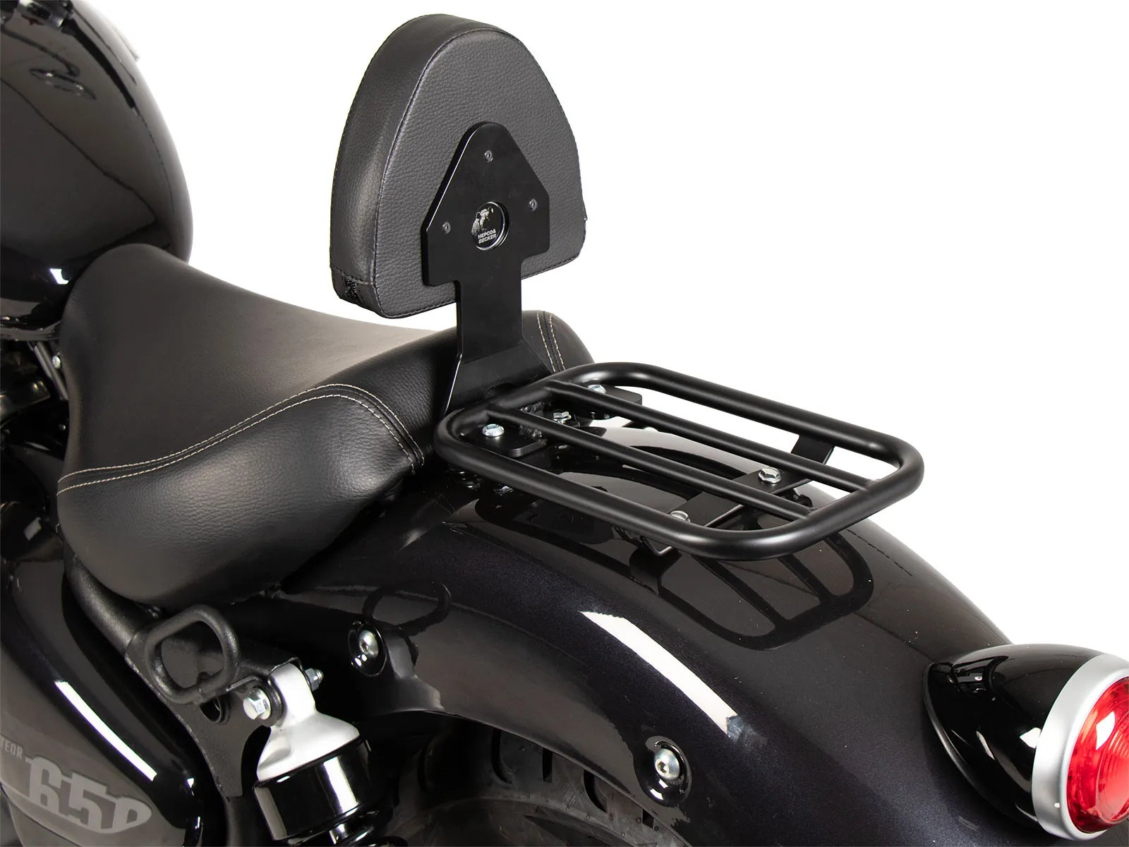 Rider backrest with upholstery for combination with Solorack 6137651 for Royal Enfield Super Meteor 650 (2023-)