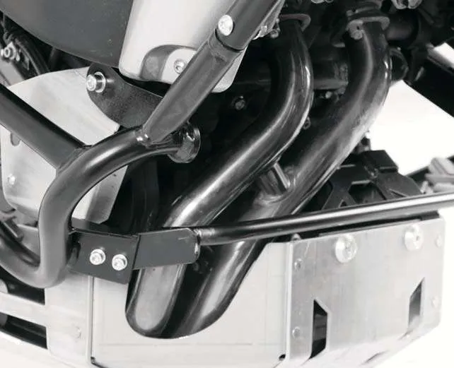 Adapter kit for combination of original Yamaha tube guard with H&B engine protection plate (2010-2020)