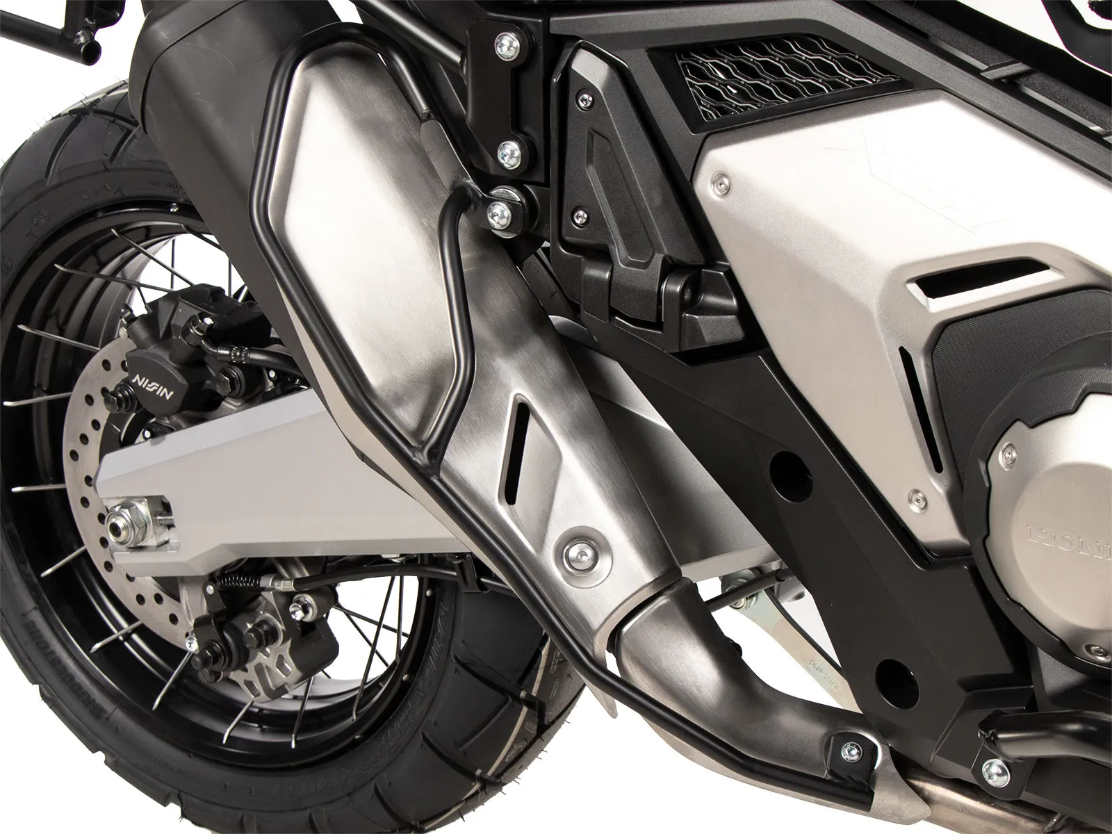 Protection bar for rear silencer - black for Honda X-ADV (2025-)