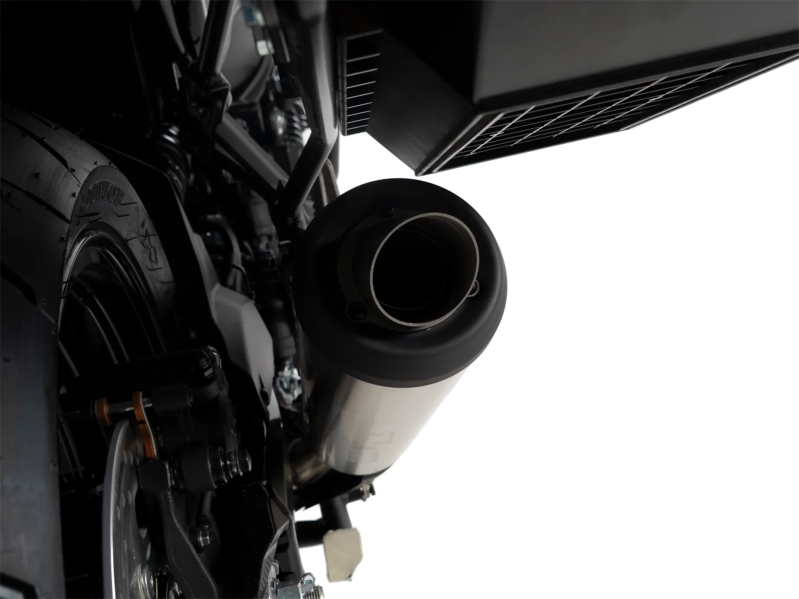 Heat protection exhaust cover black for Kawasaki Z 900 RS / Black Ball Edition (2026-)