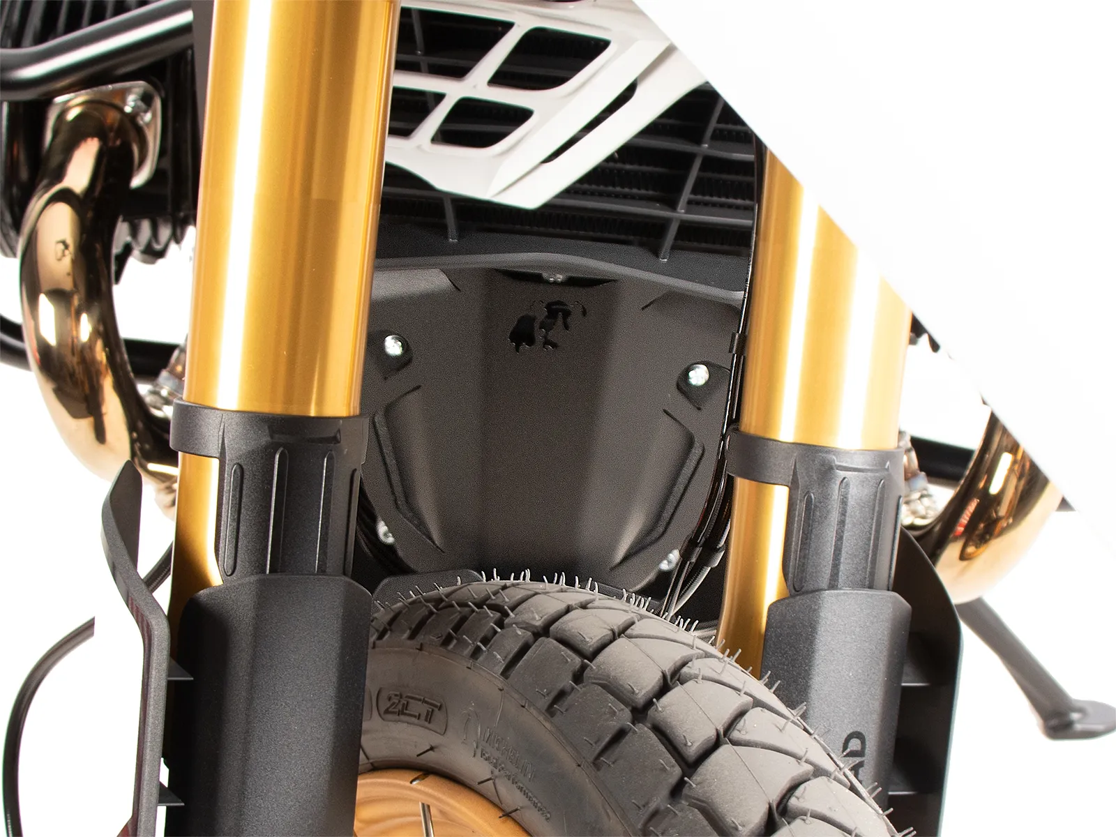 Additional plate extension engine guard black for BMW R 12 nineT (2024-)