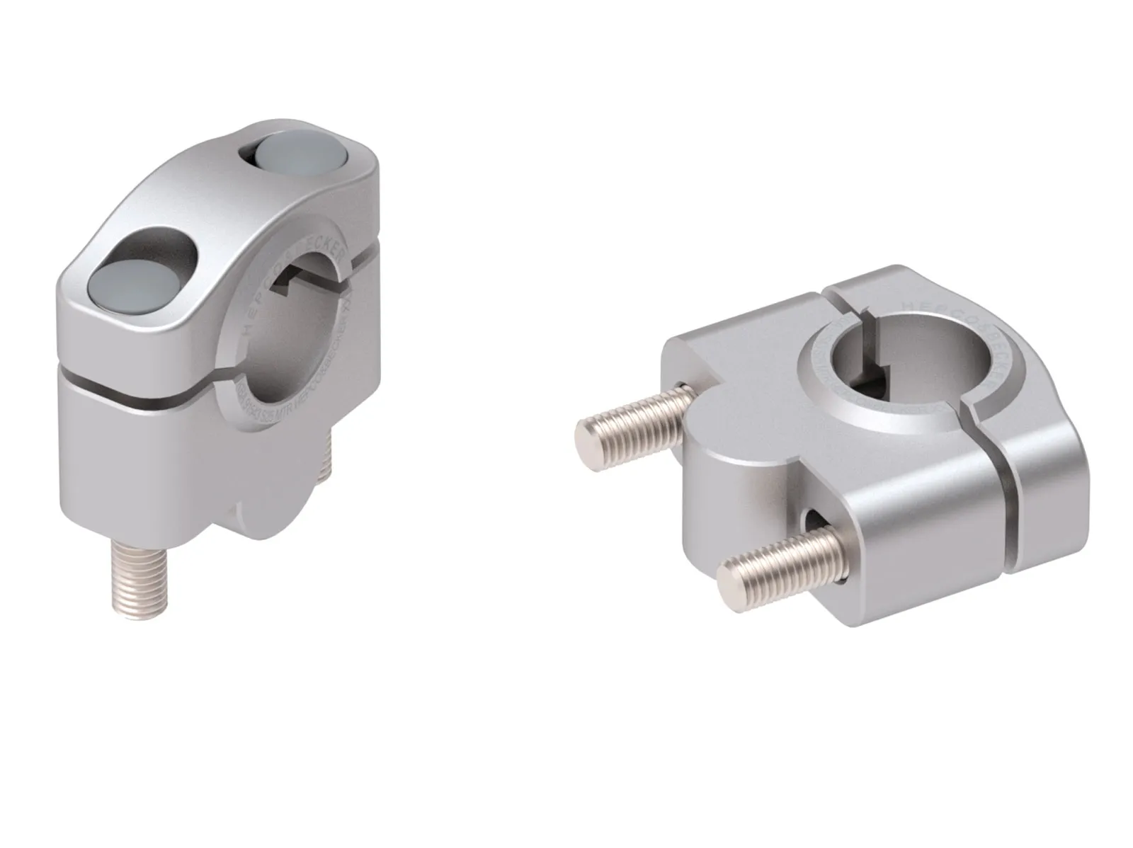 Handlebar riser for Suzuki GSX 1400 (2001-2006), 25mm high - Silver