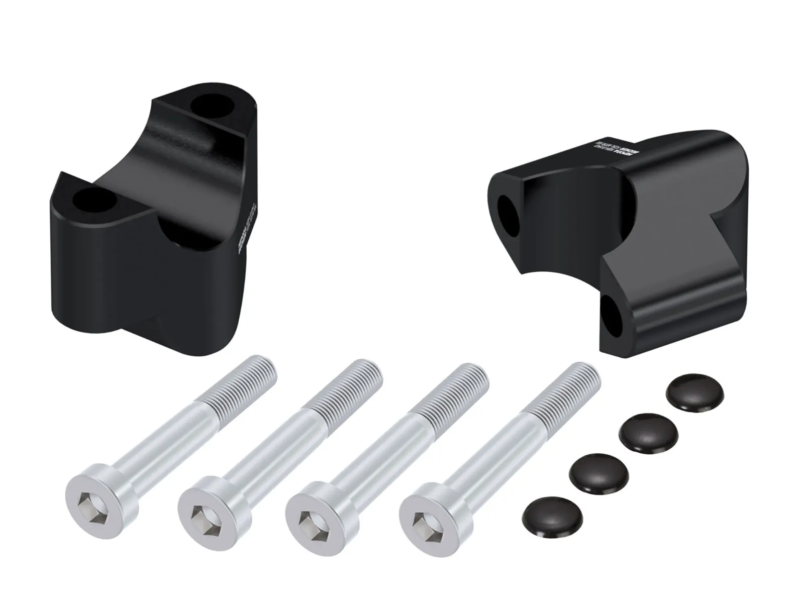 Handlebar riser for KTM 790 Duke (2018 - ), 25mm high - black