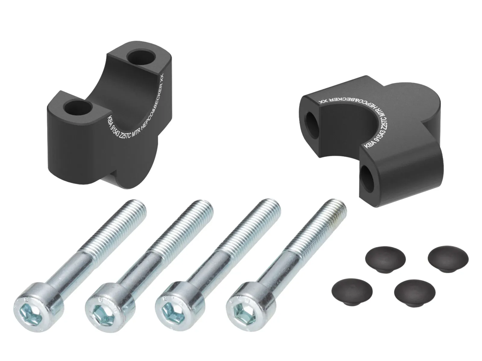 Handlebar riser 25 mm black for Honda CMX 1100 Rebel / DCT (2021-2024)