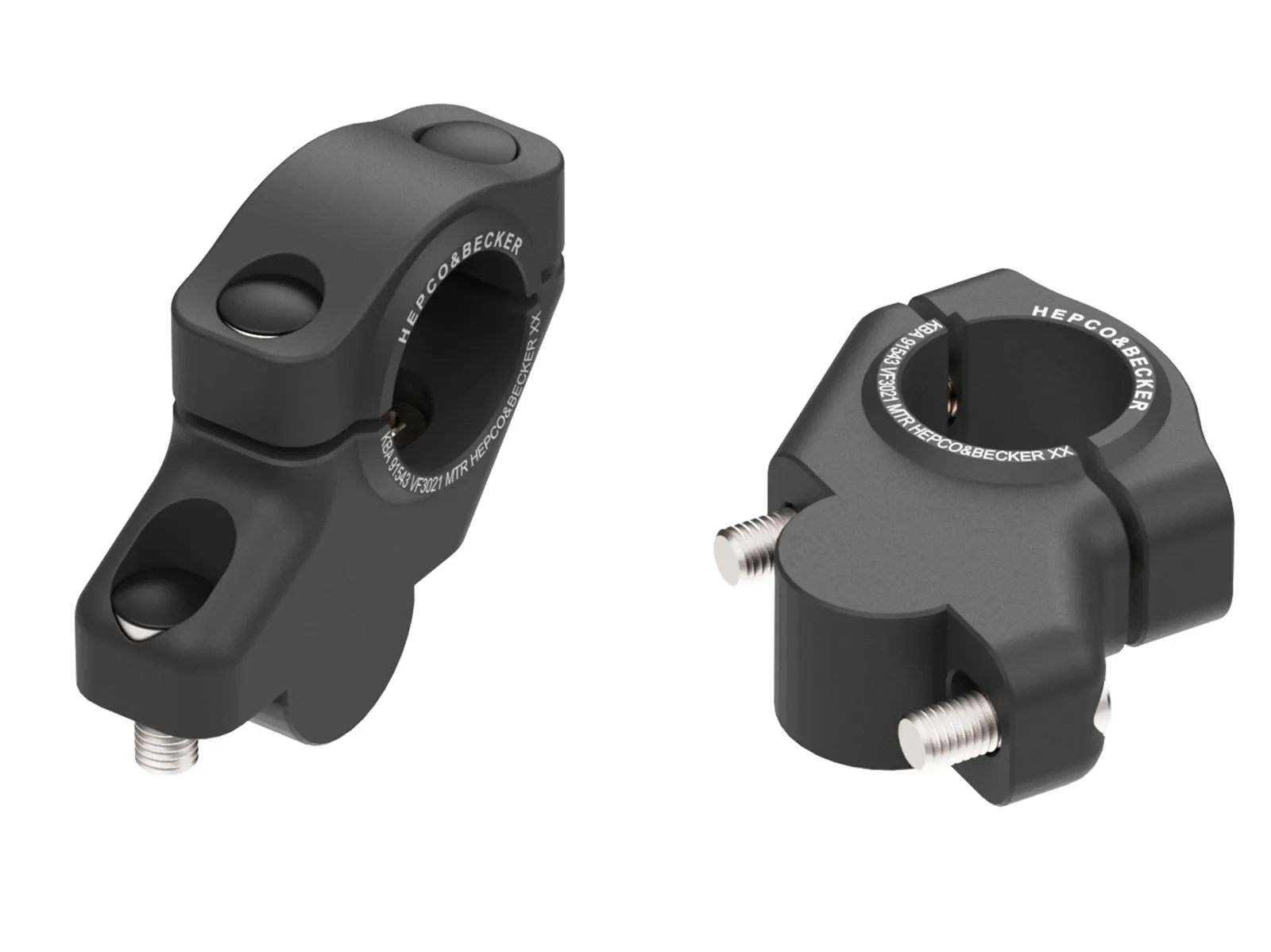 Handlebar riser with offset for Triumph Speed Twin 1200 (2022-), 30mm high, 21mm back