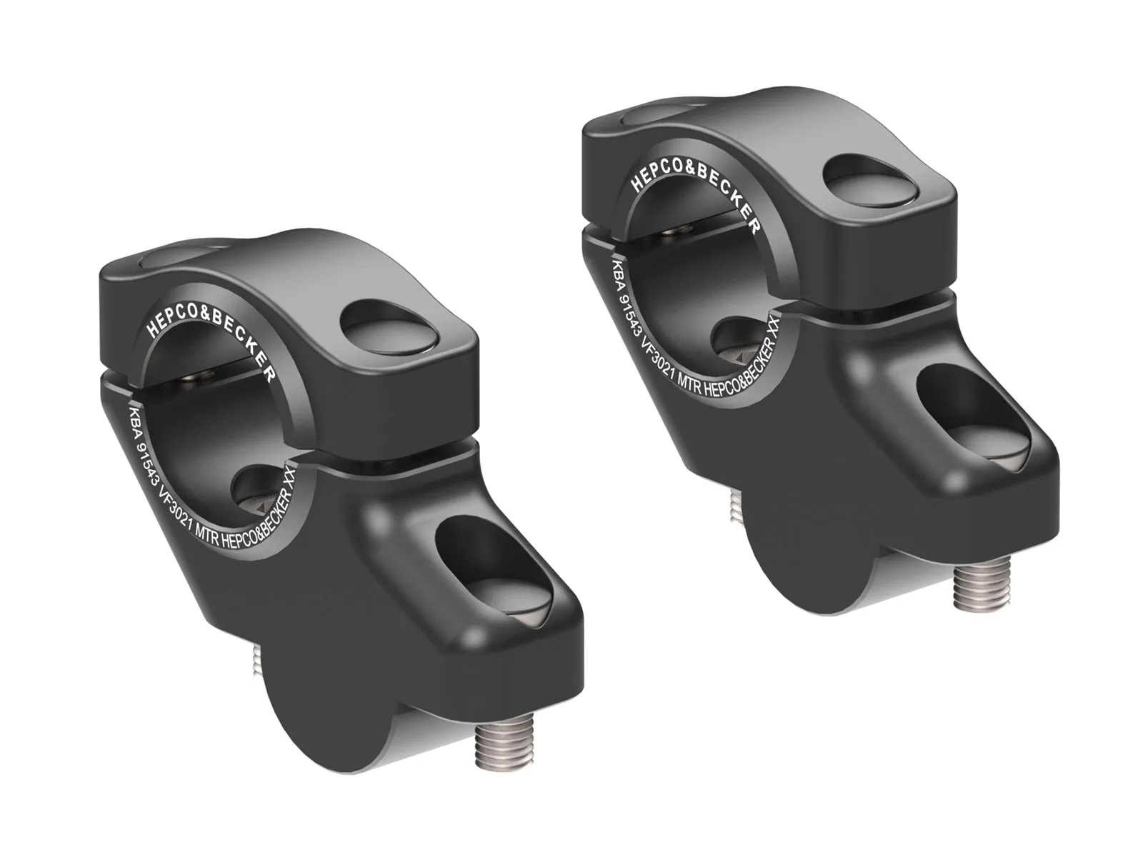 Handlebar riser with offset for Ducati Hypermotard 698 Mono / RVE (2024-)