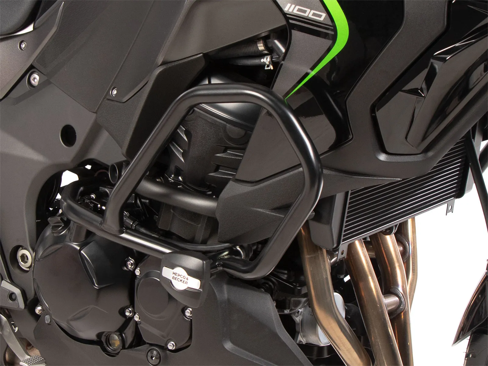Engine guard incl. protection pad black for Kawasaki Versys 1100 / SE (2025-)