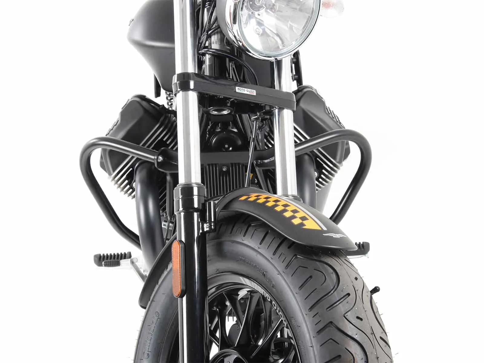 Chrome engine guard for Moto Guzzi V 9 Bobber/Sport (2016-2020)