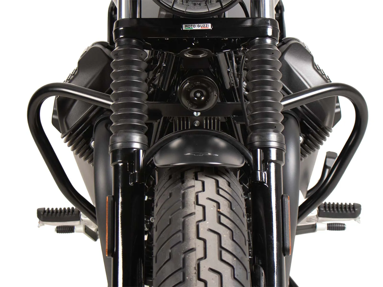 Engine guard black for Moto Guzzi V9 Bobber/Special Edition (2021-2025)