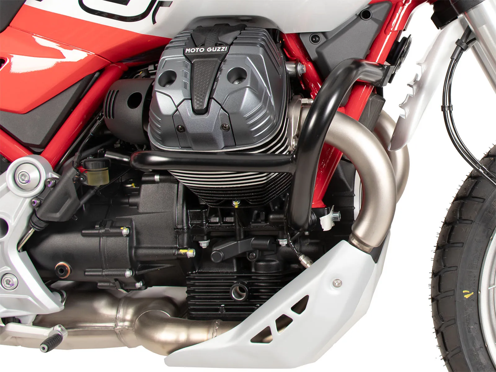 Engine guard black for Moto Guzzi V 85 TT / Strada / Travel (2024-)