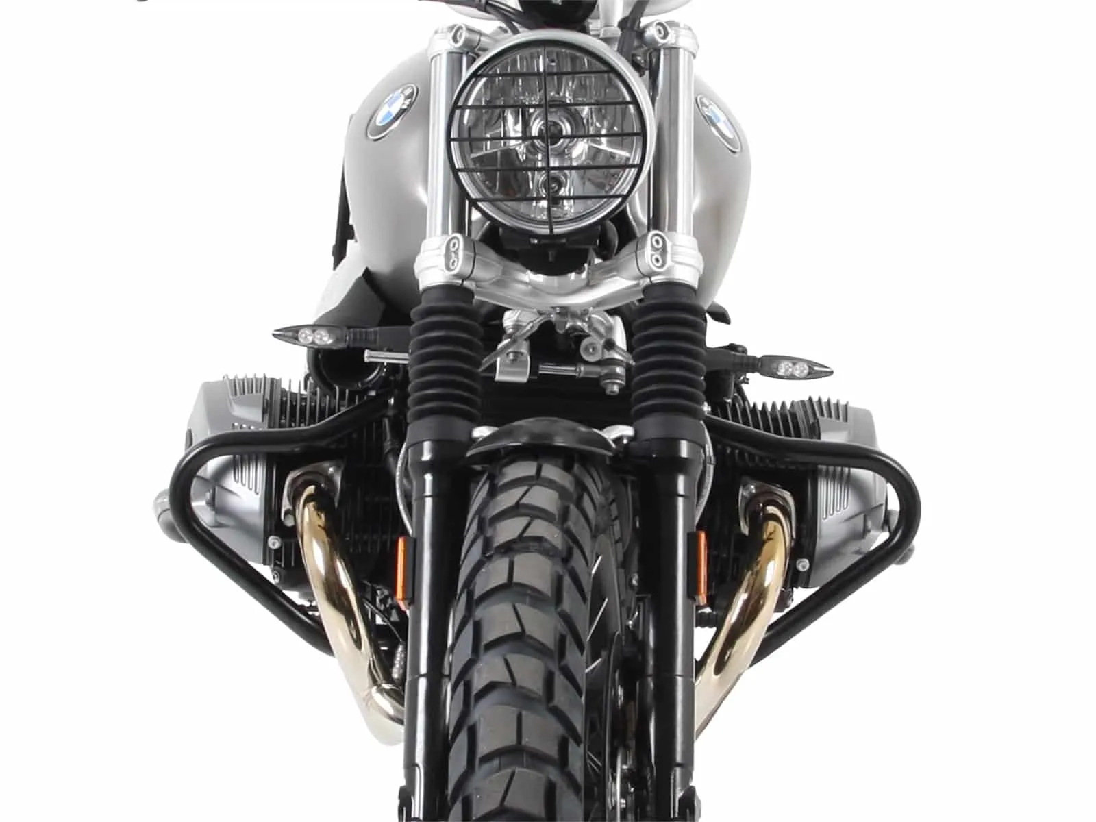 Black engine guard for BMW R nineT Scrambler (2016-2023)