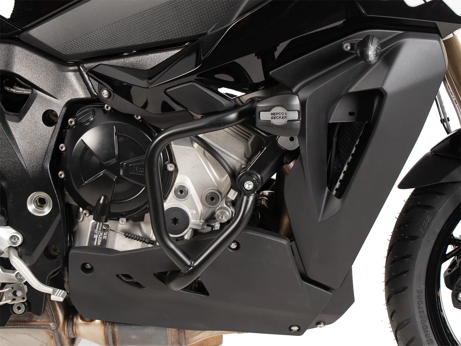 Engine guard incl. protection pad black for BMW S 1000 XR (2024-)