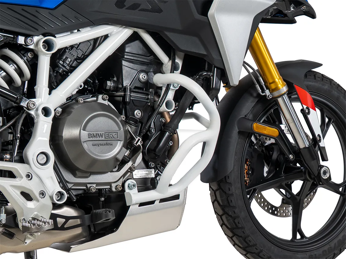 White engine guard for BMW F 450 GS (2026-)