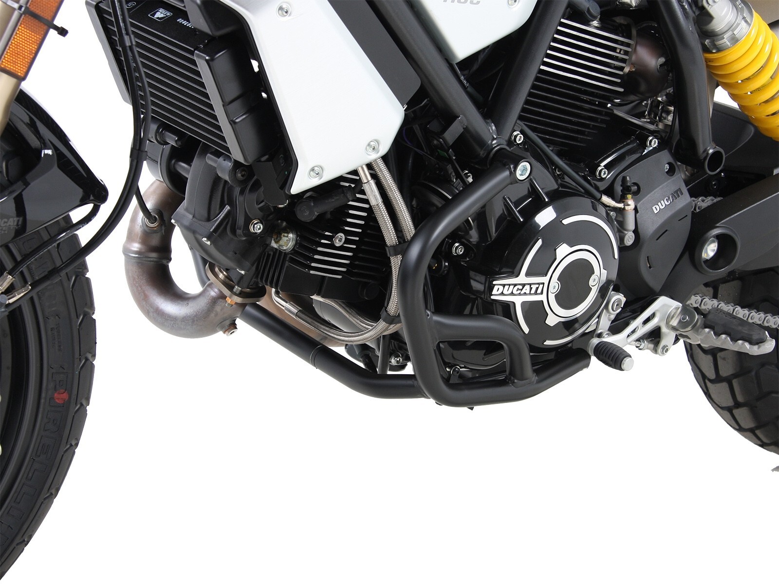 Engine protection bar - black for Ducati Scrambler 1100 from 2018, 800 ...