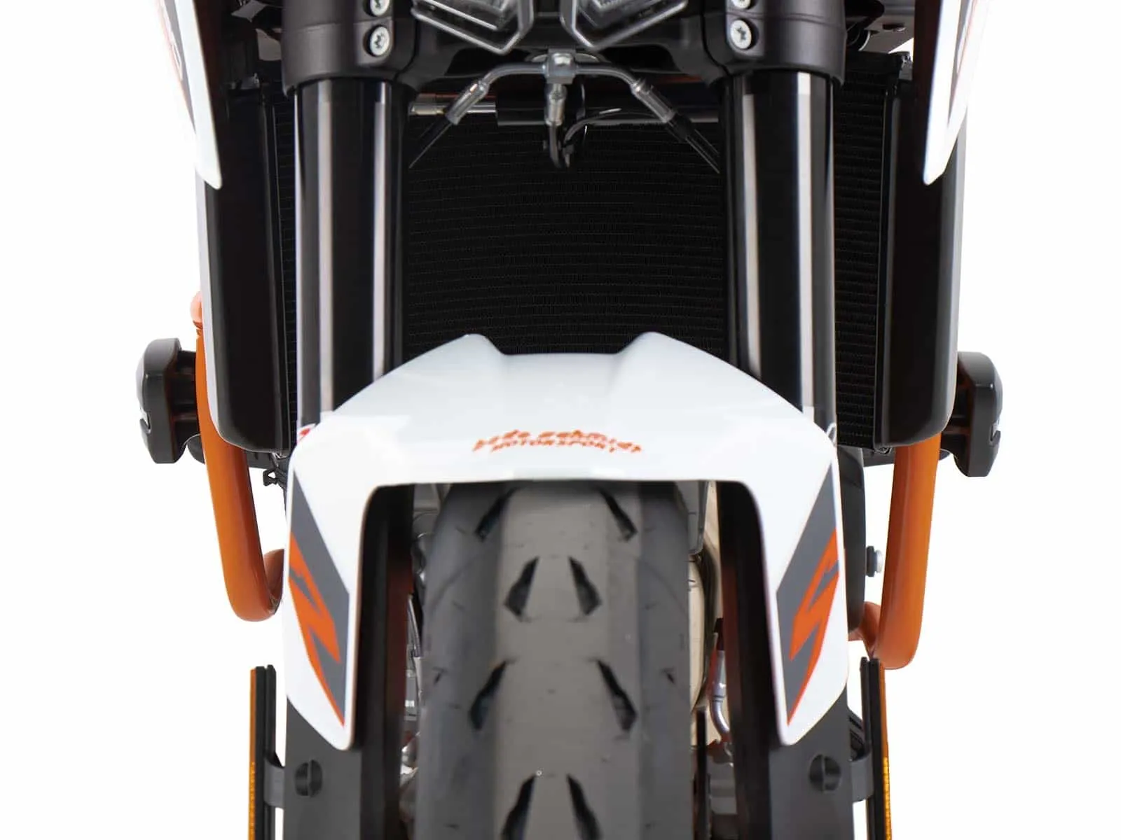 Engine guard incl. protection pad orange for KTM 890 Duke R (2020-2023)
