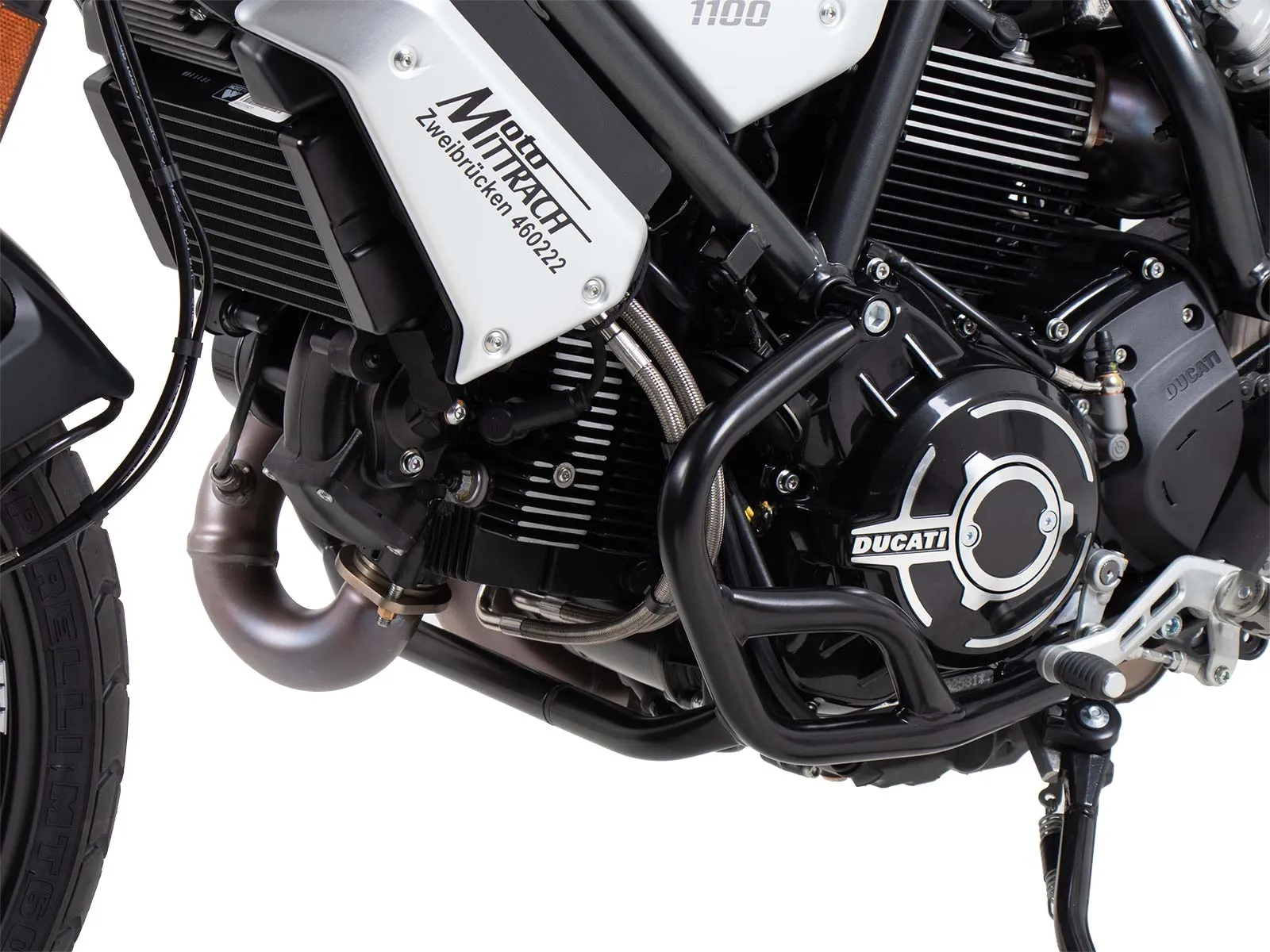 Engine guard black for Ducati Scrambler 1100 Dark Pro/Pro/Sport Pro (2021-2024)