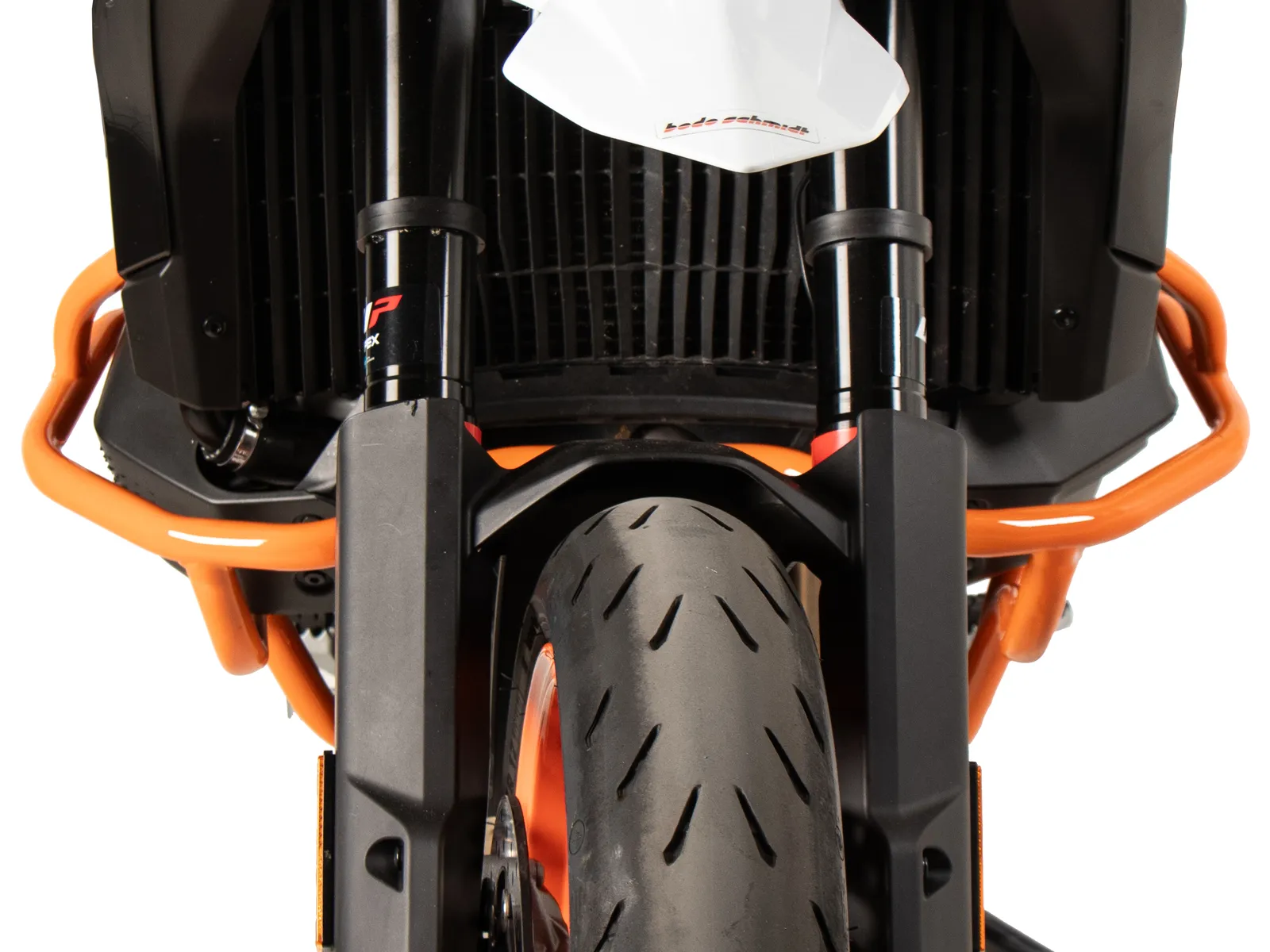 Orange engine guard for KTM 890 SMT (2023-)