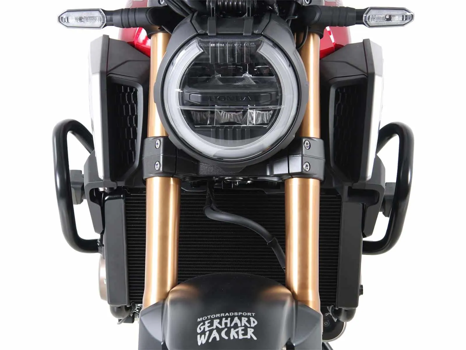 Engine guard incl. protection pads black for Honda CB 650 R (2021-2023)