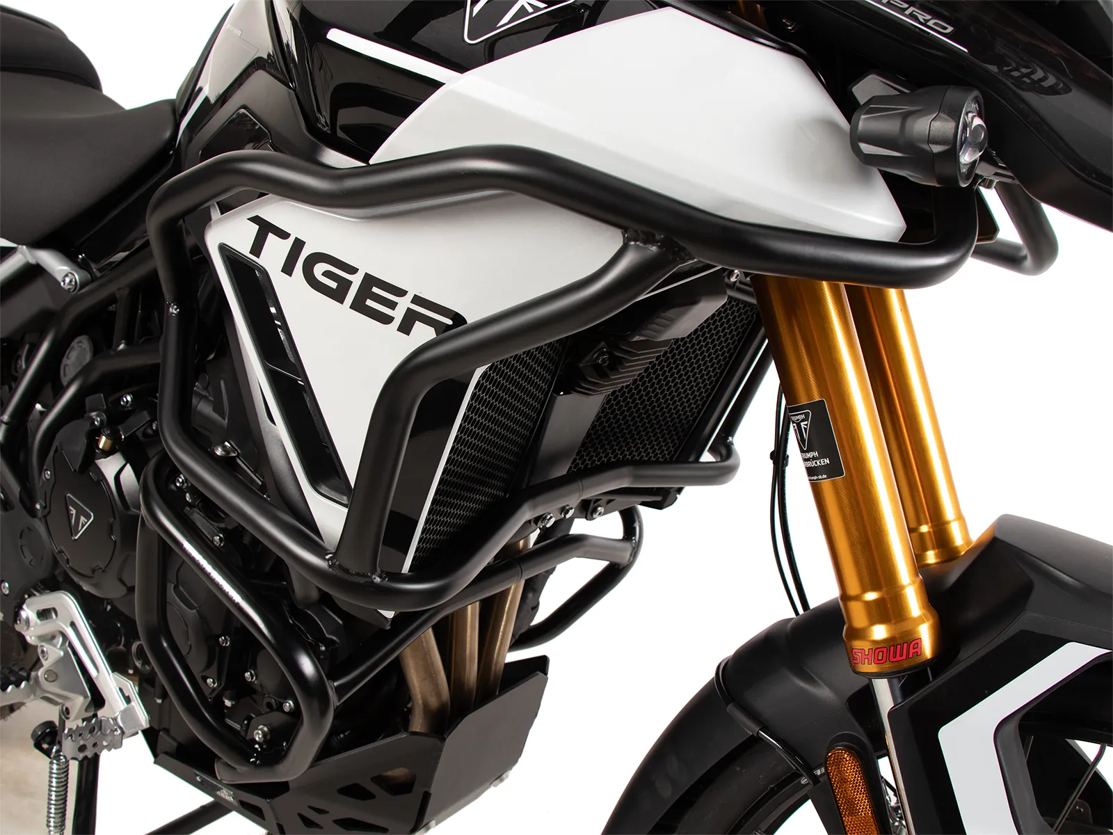 Tank guard "Solid" black for Triumph Tiger 900 Rally Pro (2024-)