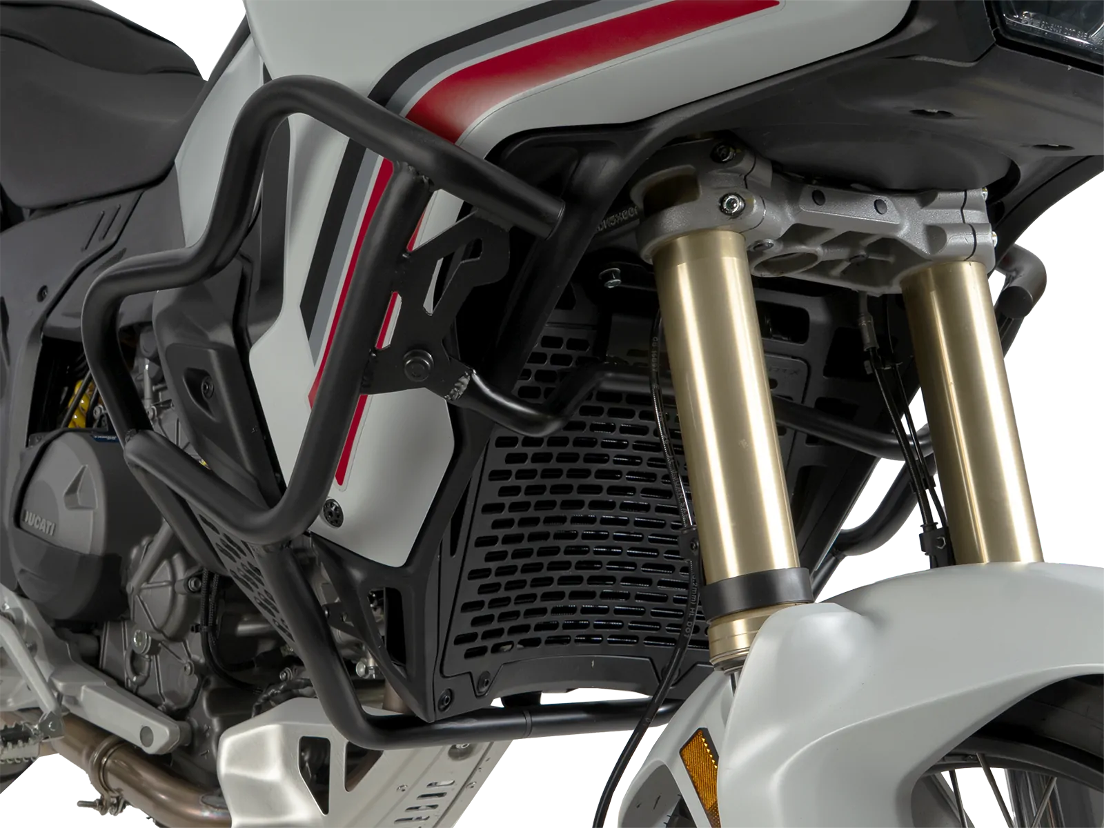 Tank guard "Solid" black for Ducati Desert X V2 (2026-)